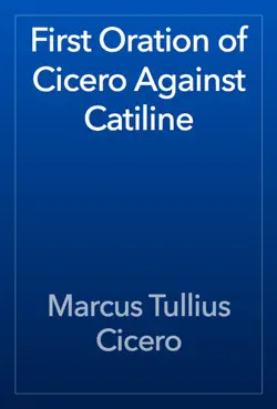first oration of cicero against catiline book cover image