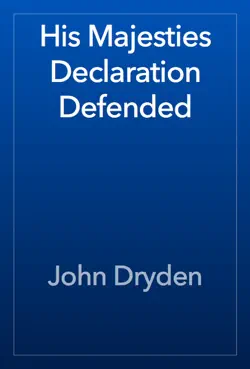his majesties declaration defended book cover image