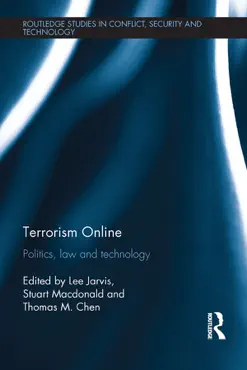 terrorism online book cover image