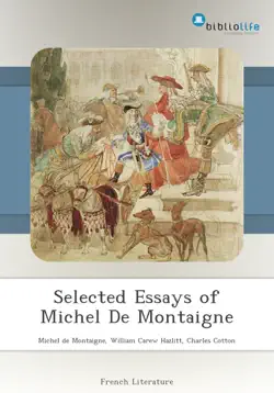 selected essays of michel de montaigne imagen de la portada del libro