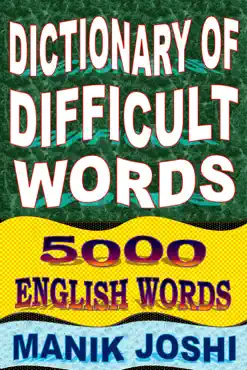 dictionary of difficult words: 5000 english words book cover image