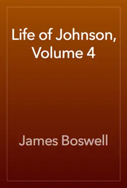 life of johnson, volume 4 book cover image