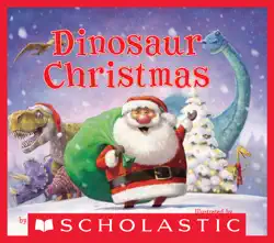 dinosaur christmas book cover image