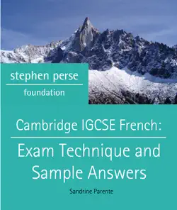 cambridge igcse french: exam technique and sample answers book cover image