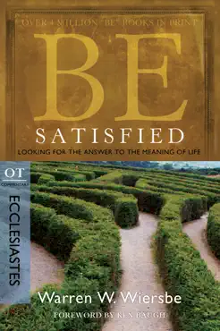be satisfied (ecclesiastes) book cover image