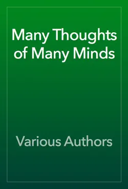 many thoughts of many minds book cover image