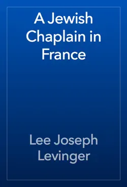a jewish chaplain in france book cover image