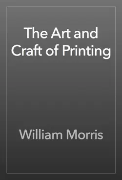the art and craft of printing book cover image