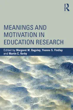 meanings and motivation in education research book cover image