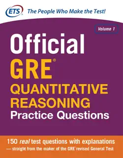 official gre quantitative reasoning practice questions book cover image