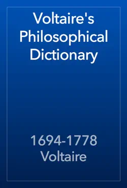voltaire's philosophical dictionary book cover image