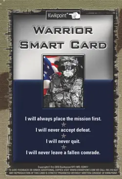 warrior smart card book cover image