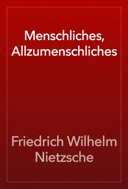 menschliches, allzumenschliches book cover image