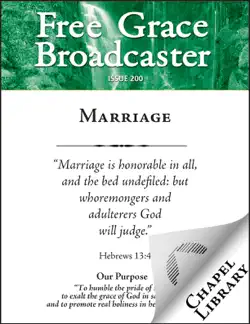free grace broadcaster - issue 200 - marriage book cover image