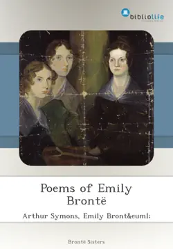 poems of emily brontë imagen de la portada del libro