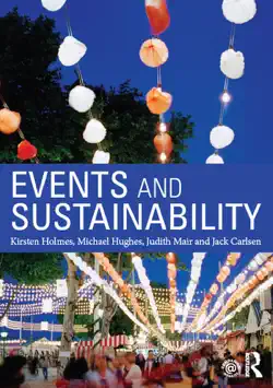 events and sustainability book cover image