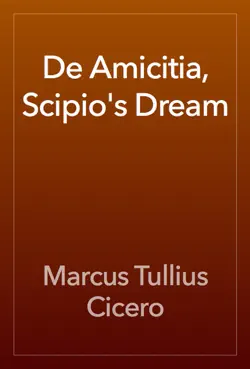 de amicitia, scipio's dream book cover image