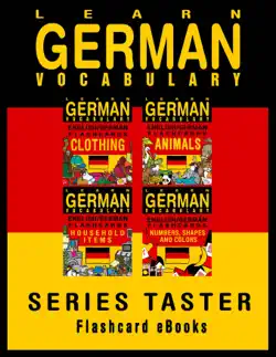 learn german vocabulary: series taster - english/german flashcards book cover image