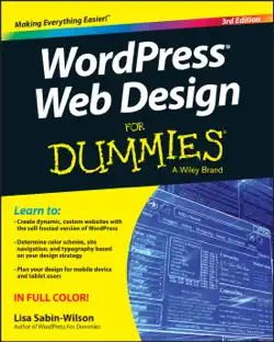 wordpress web design for dummies book cover image