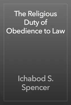 the religious duty of obedience to law book cover image