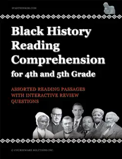 black history reading comprehension for 4th and 5th grade book cover image