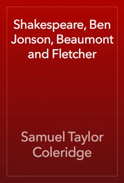 shakespeare, ben jonson, beaumont and fletcher book cover image