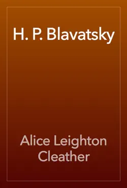 h. p. blavatsky book cover image