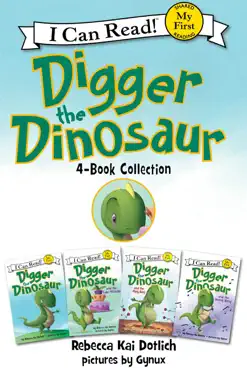 digger the dinosaur i can read 4-book collection book cover image