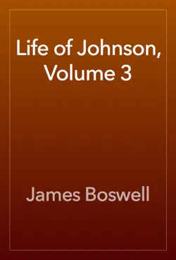 life of johnson, volume 3 book cover image