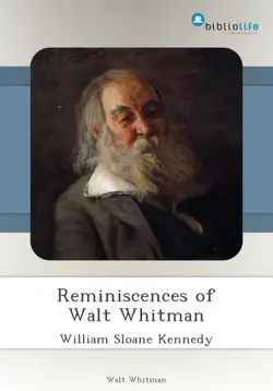 reminiscences of walt whitman book cover image