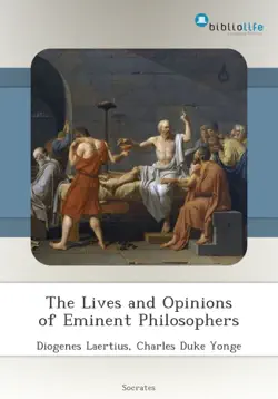 the lives and opinions of eminent philosophers book cover image
