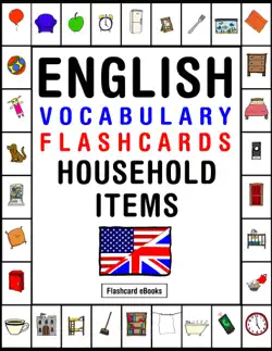 english vocabulary: flashcards - household items book cover image