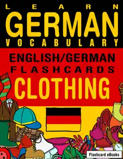 learn german vocabulary: english/german flashcards - clothing book cover image