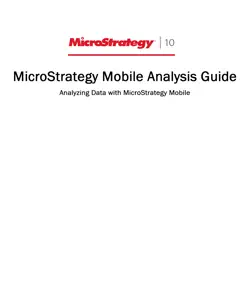 mobile analysis guide for microstrategy 10 book cover image