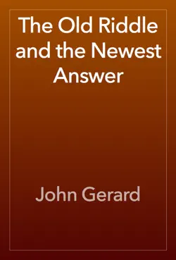 the old riddle and the newest answer book cover image