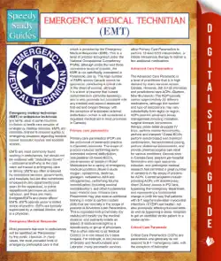 emt- emergency medical technician (speedy study guides) book cover image
