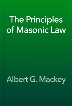 the principles of masonic law book cover image