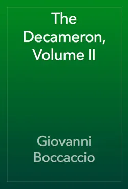 the decameron, volume ii book cover image