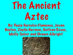 the ancient aztec imagen de la portada del libro