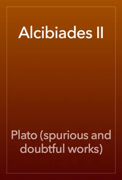alcibiades ii book cover image