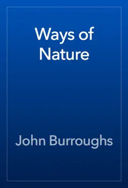 ways of nature book cover image