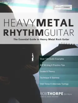 heavy metal rhythm guitar book cover image