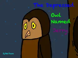 the depressed owl named jerry book cover image