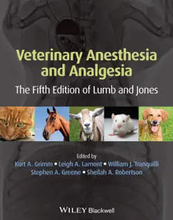 veterinary anesthesia and analgesia book cover image