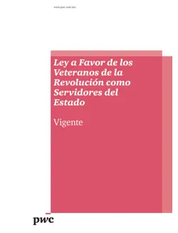 ley a favor de los veteranos de la revolución como servidores del estado imagen de la portada del libro