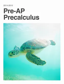 pre-ap precalculus, student edition, units 1 and 2 book cover image