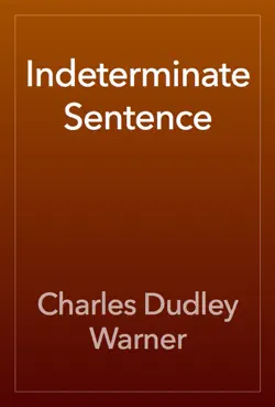 indeterminate sentence imagen de la portada del libro