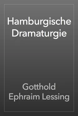 hamburgische dramaturgie imagen de la portada del libro