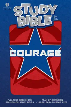 hcsb study bible for kids, courage book cover image
