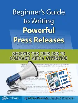 beginner's guide to writing powerful press releases book cover image